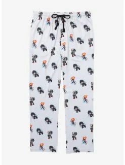 Anime My Hero Academia Chibi Deku, Todoroki, & Bakugo Sleep Pants - BoxLunch Exclusive