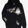 Anime Studio Ghibli My Neighbor Totoro Floral Logo Hoodie - BoxLunch Exclusive -BoxLunch Sales Store 15881671 hi