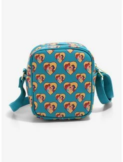 Cartoons Loungefly Disney A Goofy Movie Heart Kiss Allover Print Crossbody Bag - BoxLunch Exclusive -BoxLunch Sales Store 16533062 av2