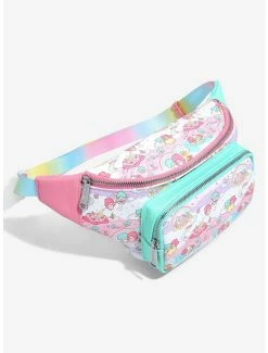 Anime Loungefly Sanrio Little Twin Stars Rainbow Allover Print Fanny Pack - BoxLunch Exclusive -BoxLunch Sales Store 16533662 av1