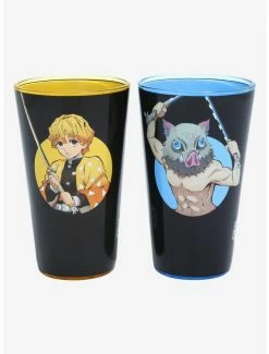 Anime Demon Slayer: Kimetsu No Yaiba Circular Character Portraits Pint Glass Set 10 Anime Demon Slayer: Kimetsu No Yaiba Circular Character Portraits Pint Glass Set -BoxLunch Sales Store 16698517 av3