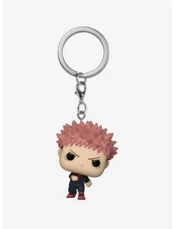 Anime Funko Pocket Pop! Animation Jujutsu Kaisen Yuji Itadori Vinyl Keychain - BoxLunch Exclusive