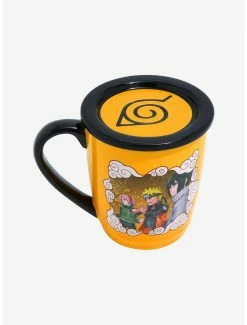 Anime Naruto Shippuden Team 7 Group Portrait Mug With Lid -BoxLunch Sales Store 16775445 av2
