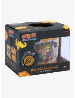 Anime Naruto Shippuden Team 7 Group Portrait Mug With Lid -BoxLunch Sales Store 16775445 av3