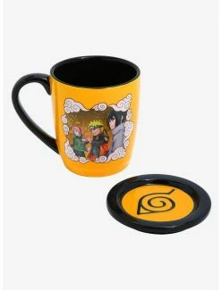Anime Naruto Shippuden Team 7 Group Portrait Mug With Lid