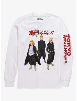 Anime Tokyo Revengers Trio Portrait Long Sleeve T-Shirt - BoxLunch Exclusive