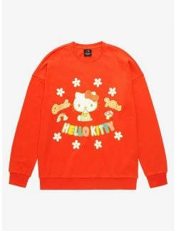 Anime Sanrio Hello Kitty Good Vibes Crewneck - BoxLunch Exclusive