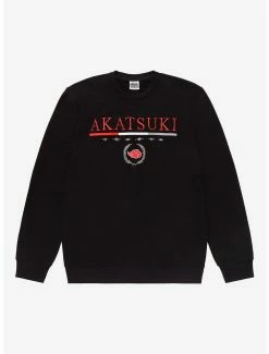 Anime Naruto Shippuden Akatsuki Cloud Crest Crewneck - BoxLunch Exclusive