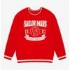 Anime Pretty Guardian Sailor Moon Sailor Mars Varsity Crewneck- BoxLunch Exclusive -BoxLunch Sales Store 18749977 hi