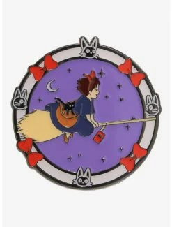 Anime Studio Ghibli Kiki's Delivery Service Framed Enamel Pin - BoxLunch Exclusive