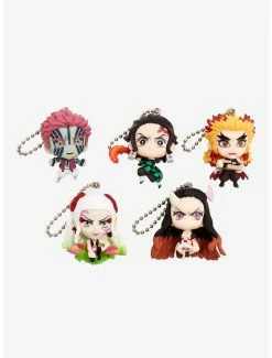 Anime Bandai Spirits Demon Slayer: Kimetsu No Yaiba SD Mascot Vol. 5 Blind Box Figural Keychains