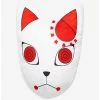 Cartoons Demon Slayer: Kimetsu No Yaiba Tanjiro’s Warding Mask Die-Cut Pillow -BoxLunch Sales Store 19428765 hi