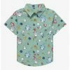 Anime Our Universe Studio Ghibli My Neighbor Totoro Allover Print Toddler Woven Button-Up - BoxLunch Exclusive -BoxLunch Sales Store 19552656 hi
