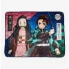 Anime Demon Slayer: Kimetsu No Yaiba Nezuko & Tanjiro Pattern Panel Throw -BoxLunch Sales Store 19592588 hi