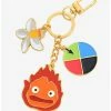 Anime Studio Ghibli Howl’s Moving Castle Calcifer Multi-Charm Keychain - BoxLunch Exclusive -BoxLunch Sales Store 19878785 hi