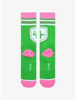 Anime Sailor Moon Sailor Jupiter Varsity Crew Socks - BoxLunch Exclusive -BoxLunch Sales Store 19935846 av1