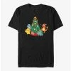 Anime Pokémon Christmas Tree Pikachu, Squirtle, Bulbasaur And Charmander T-Shirt -BoxLunch Sales Store 20094972 hi