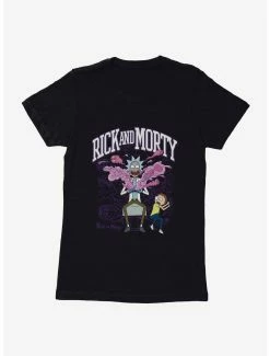 Cartoons Rick And Morty Gaming Explosion Womens T-Shirt