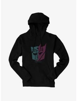 Cartoons Transformers Autobot Decepticon Split Icon Hoodie