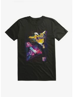 Cartoons Transformers Autobots Vs Decepticons Grid T-Shirt