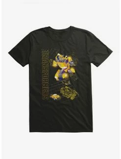 Cartoons Transformers Bumblebee Grid T-Shirt