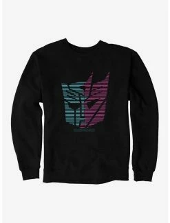 Cartoons Transformers Autobot Decepticon Split Icon Sweatshirt