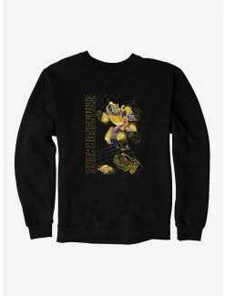 Cartoons Transformers Bumblebee Grid Sweatshirt