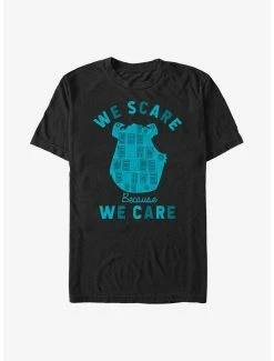 Cartoons Disney Pixar Monsters Inc. Sulley We Scare Because We Care T-Shirt