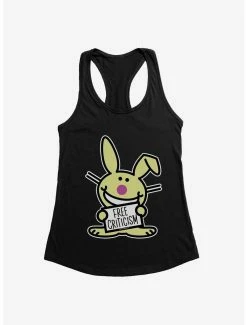 Cartoons It's Happy Bunny Free Criticism Womens Tank Top