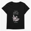 Cartoons It's Happy Bunny I Wake Up Pissed Womens T-Shirt Plus Size -BoxLunch Sales Store 20533920 hi