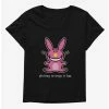 Cartoons It's Happy Bunny Revenge Is Fun Womens T-Shirt Plus Size -BoxLunch Sales Store 20533992 hi
