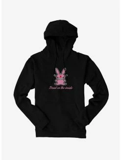 Cartoons It's Happy Bunny Dead Inside Hoodie