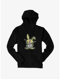 Cartoons It's Happy Bunny Free Criticism Hoodie