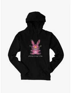 Cartoons It's Happy Bunny Revenge Is Fun Hoodie