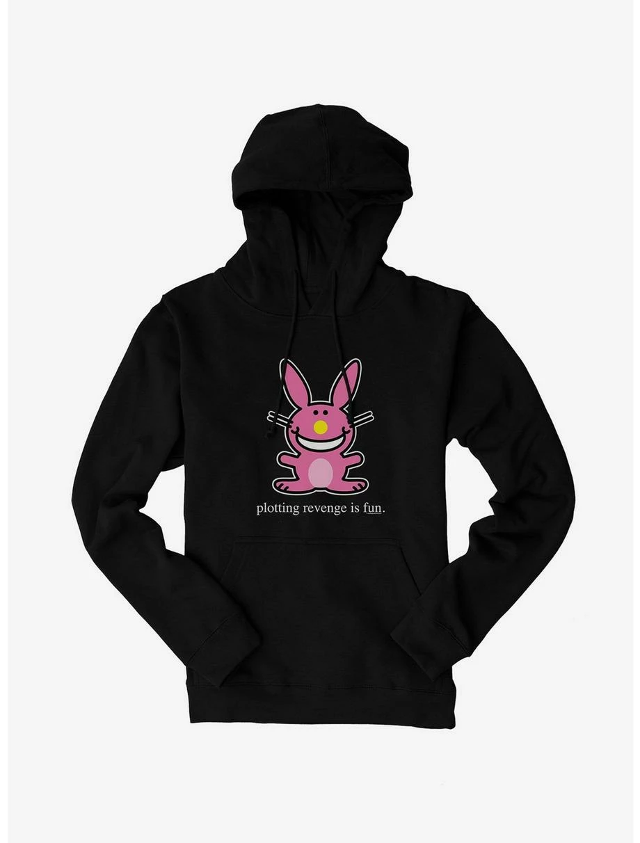 Cartoons It's Happy Bunny Revenge Is Fun Hoodie 3 Cartoons It's Happy Bunny Revenge Is Fun Hoodie
