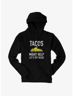 Cartoons It's Happy Bunny Tacos Might Help Hoodie