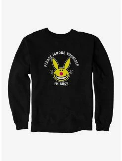 Cartoons It's Happy Bunny Ignore Yourself Sweatshirt