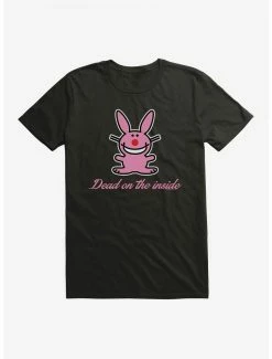 Cartoons It's Happy Bunny Dead Inside T-Shirt