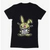 Cartoons It's Happy Bunny Free Criticism Womens T-Shirt