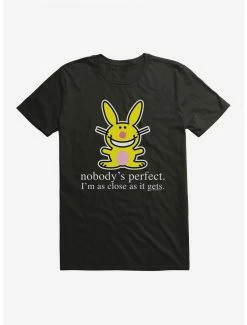 Cartoons It's Happy Bunny Nobody's Perfect T-Shirt