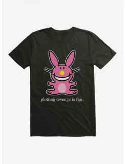 Cartoons It's Happy Bunny Revenge Is Fun T-Shirt