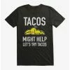 Cartoons It's Happy Bunny Tacos Might Help T-Shirt