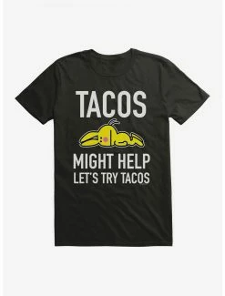 Cartoons It's Happy Bunny Tacos Might Help T-Shirt