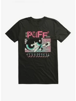 Cartoons Powerpuff Girls Puff Enough Buttercup T-Shirt